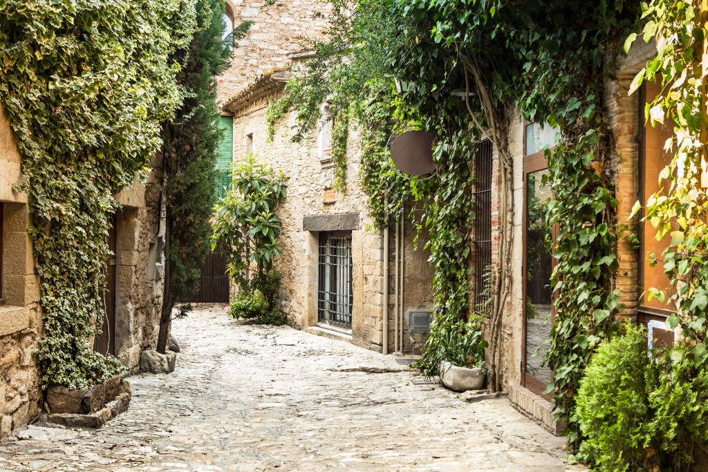 Picturesque village of Peratallada in the heart of Costa Brava.